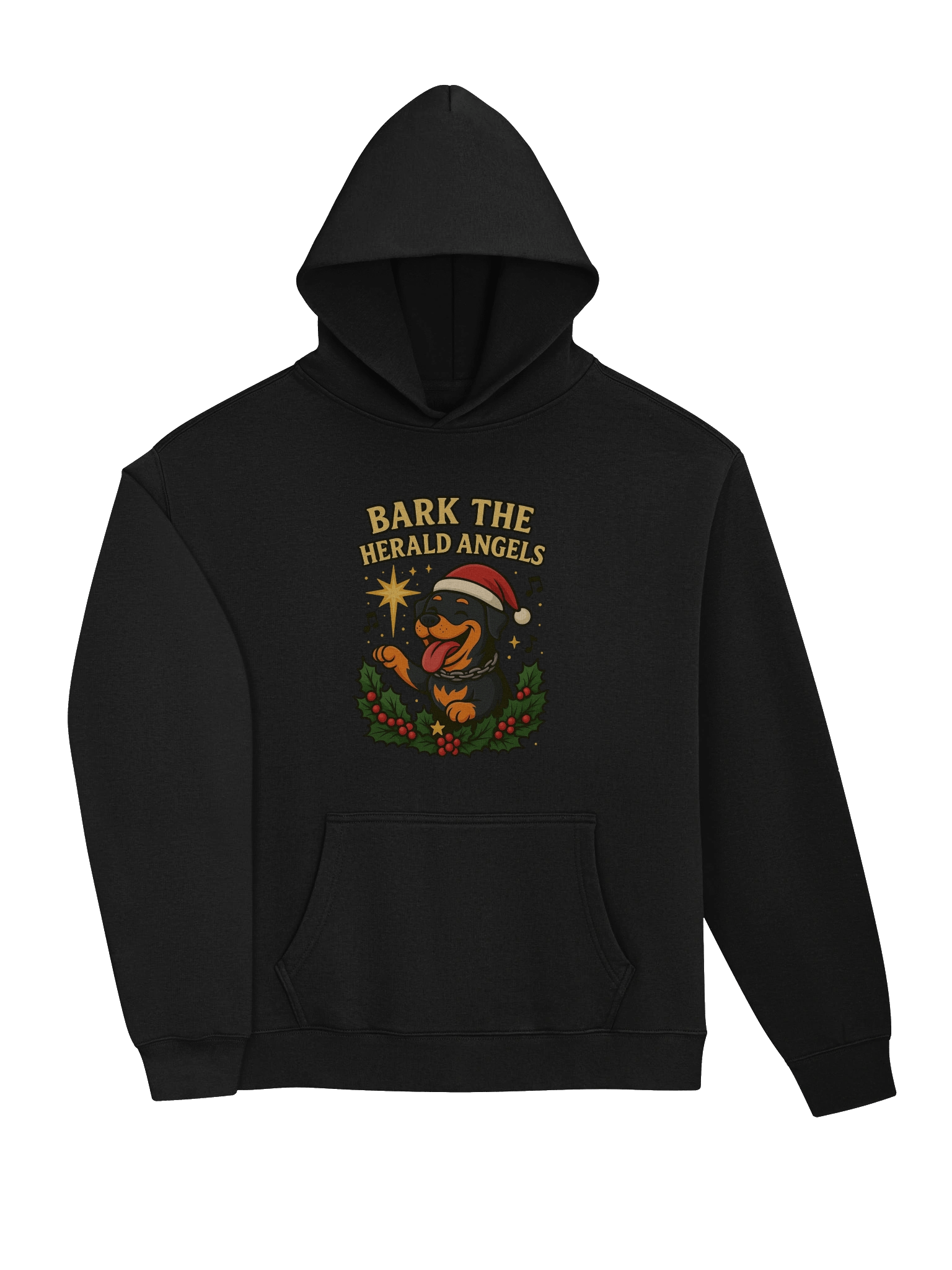 Bark The Herald Angels Rolo (premium hoodie, signature series) product image (7)
