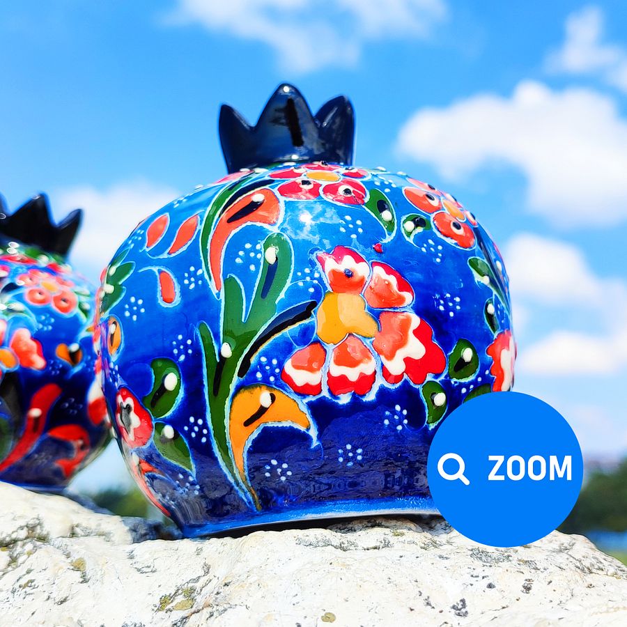 Illuminate Your Space with Handmade Turkish Ceramic Pomegranates! — handmade pottery, handmade ceramic, home decor, handmade gift product image (7)