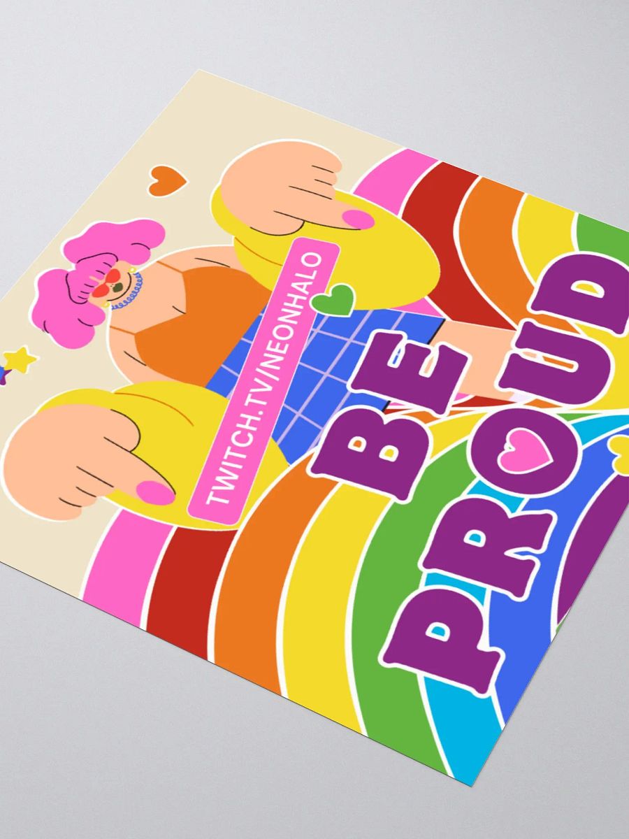 Be Proud Sticker product image (9)