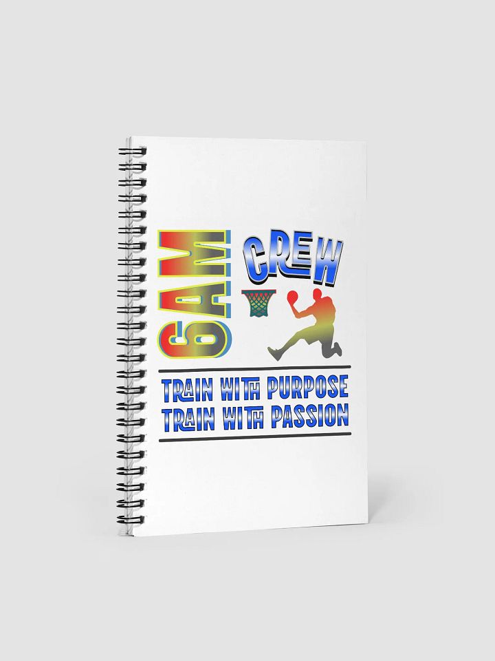 6AM Crew Train With Purpose Train With Passion Basketball Notebook product image (2)