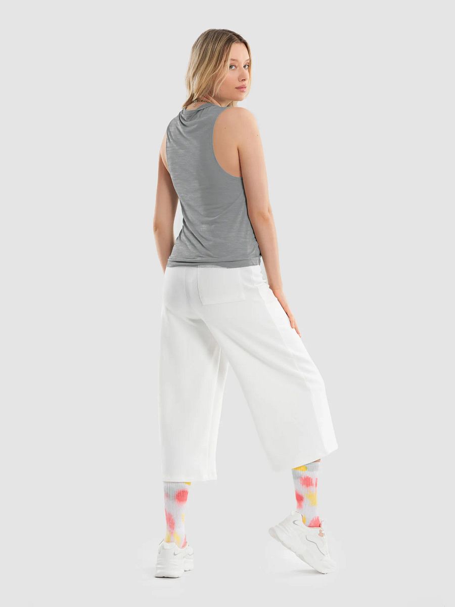 Enjoy The Detours Women's Flowy Tank Top - White product image (21)