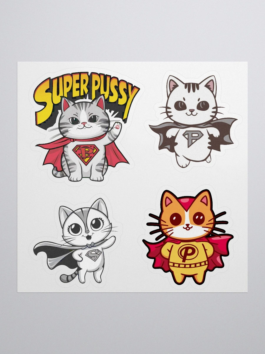 Super Pussy Vinyl Stickers sheet product image (2)