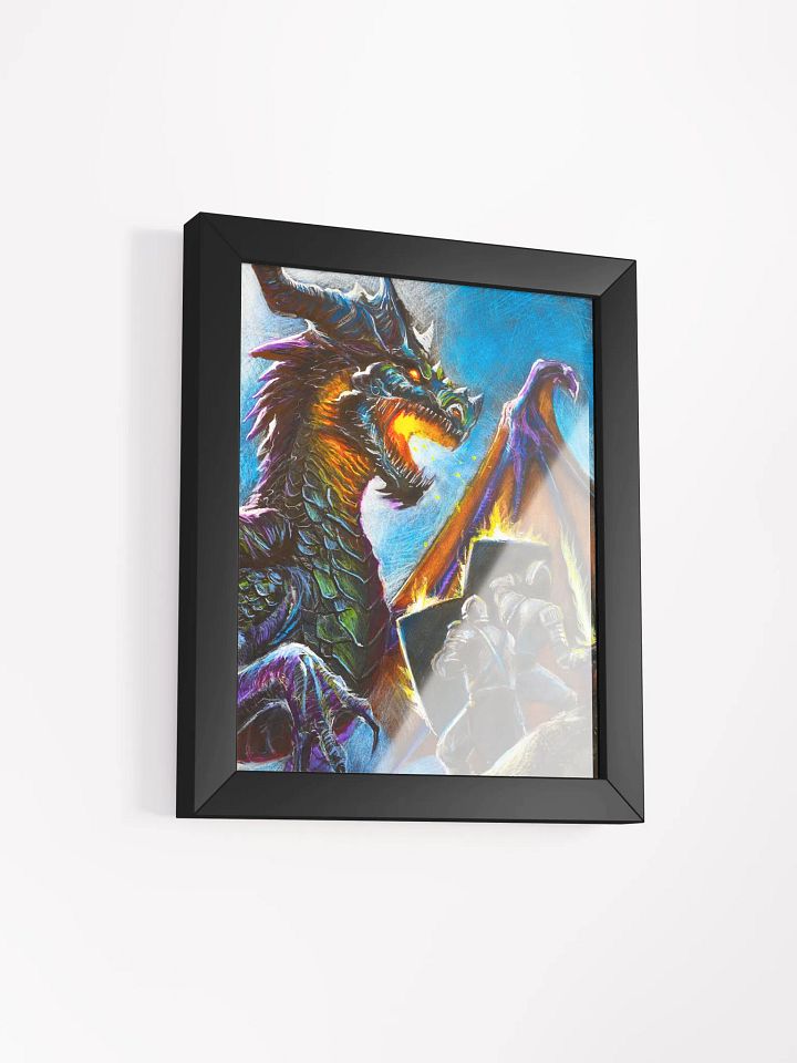 Dragon's Fury Matte Print Framed product image (2)