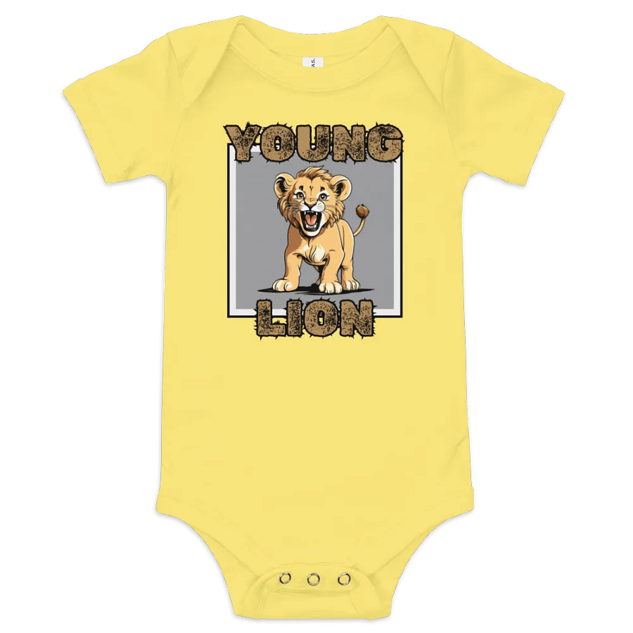 Young Lion Baby Onesie product image (3)