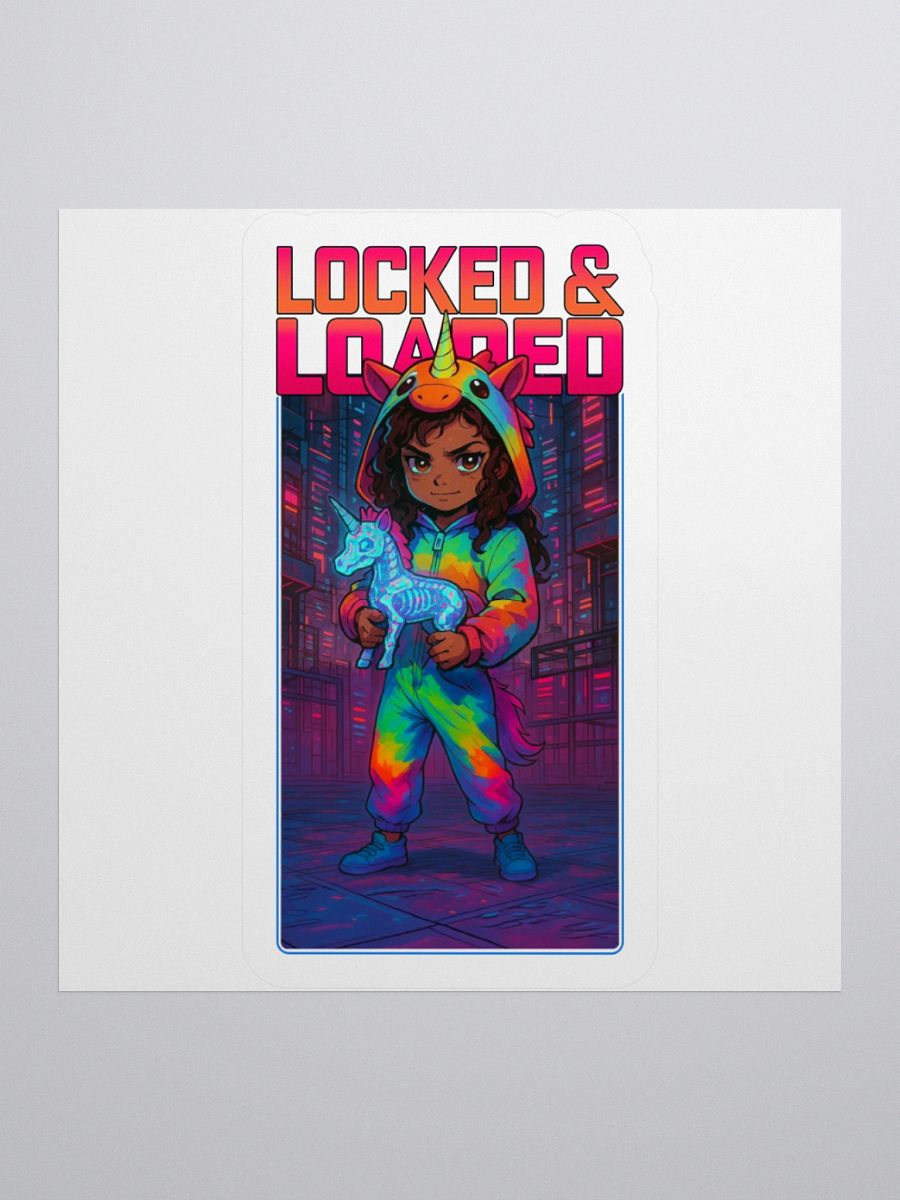 Locked & Loaded - Retro UnicornKid Cyberpunk product image (3)