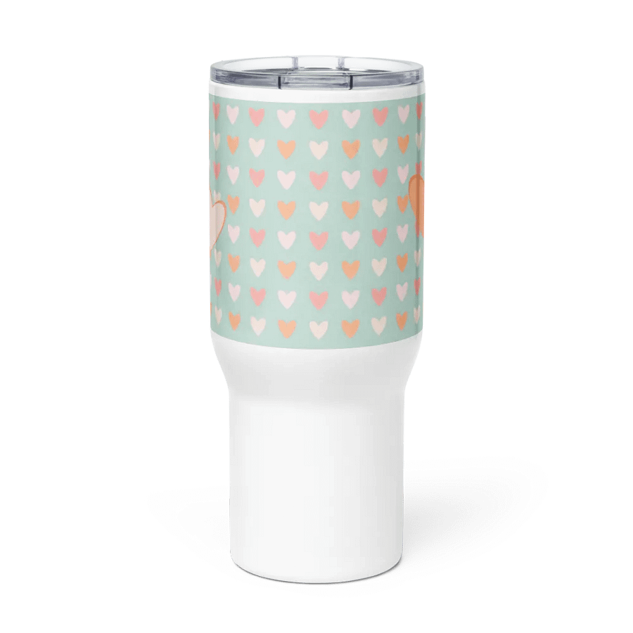 Simply Peachy Travel Mug with Handle product image (2)