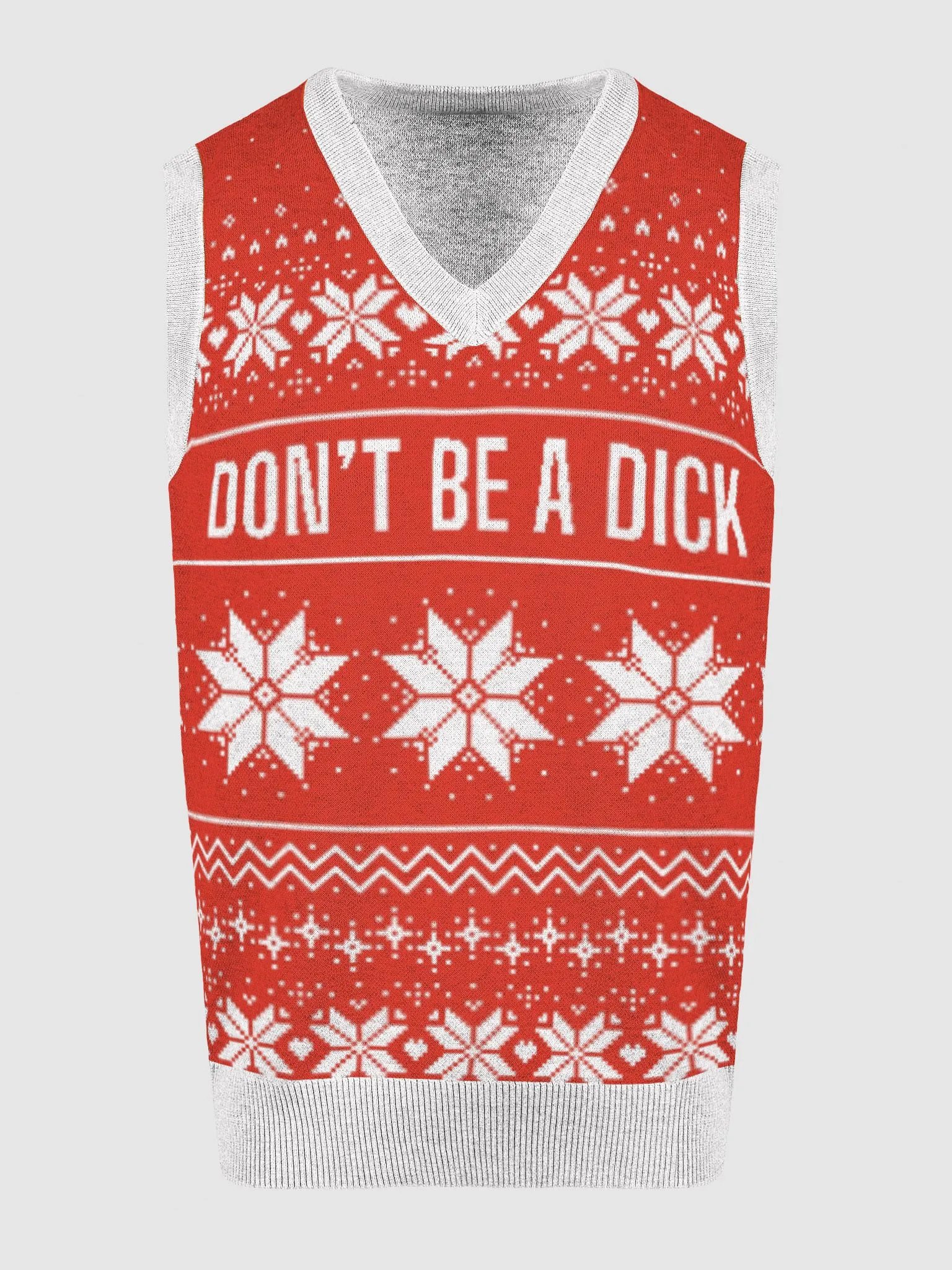 Don't Holiday Sweater Vest product image (15)