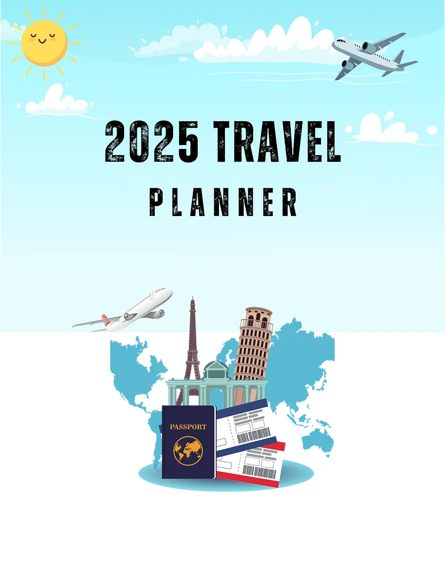 2025 Travel Digital Planner True Travel Treasures