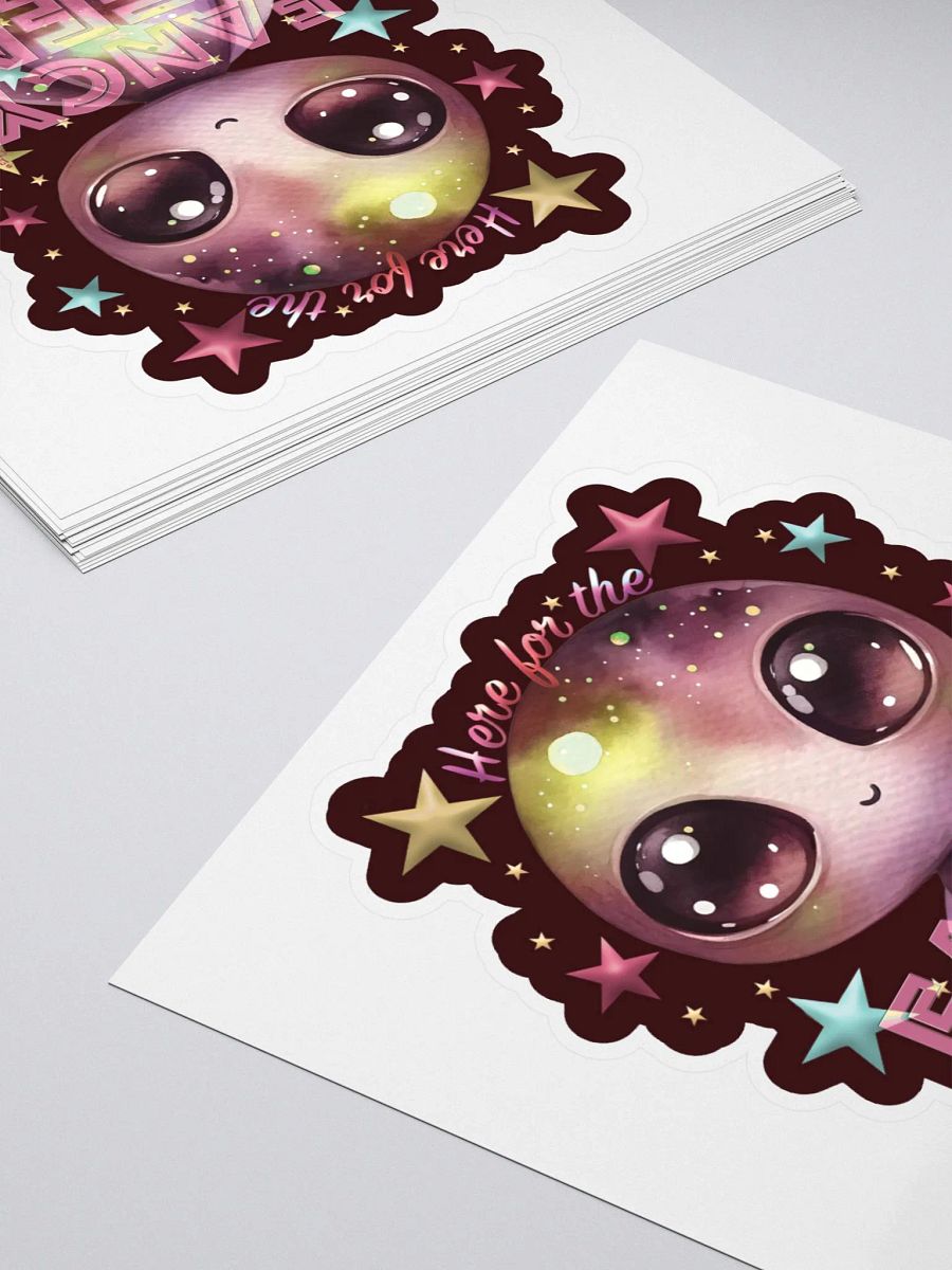 Fancy Alien Sticker (Pink/Multi) product image (4)