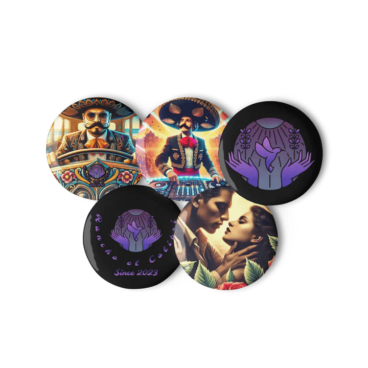 Rancho EL Colibri Pin Buttons Set product image (3)
