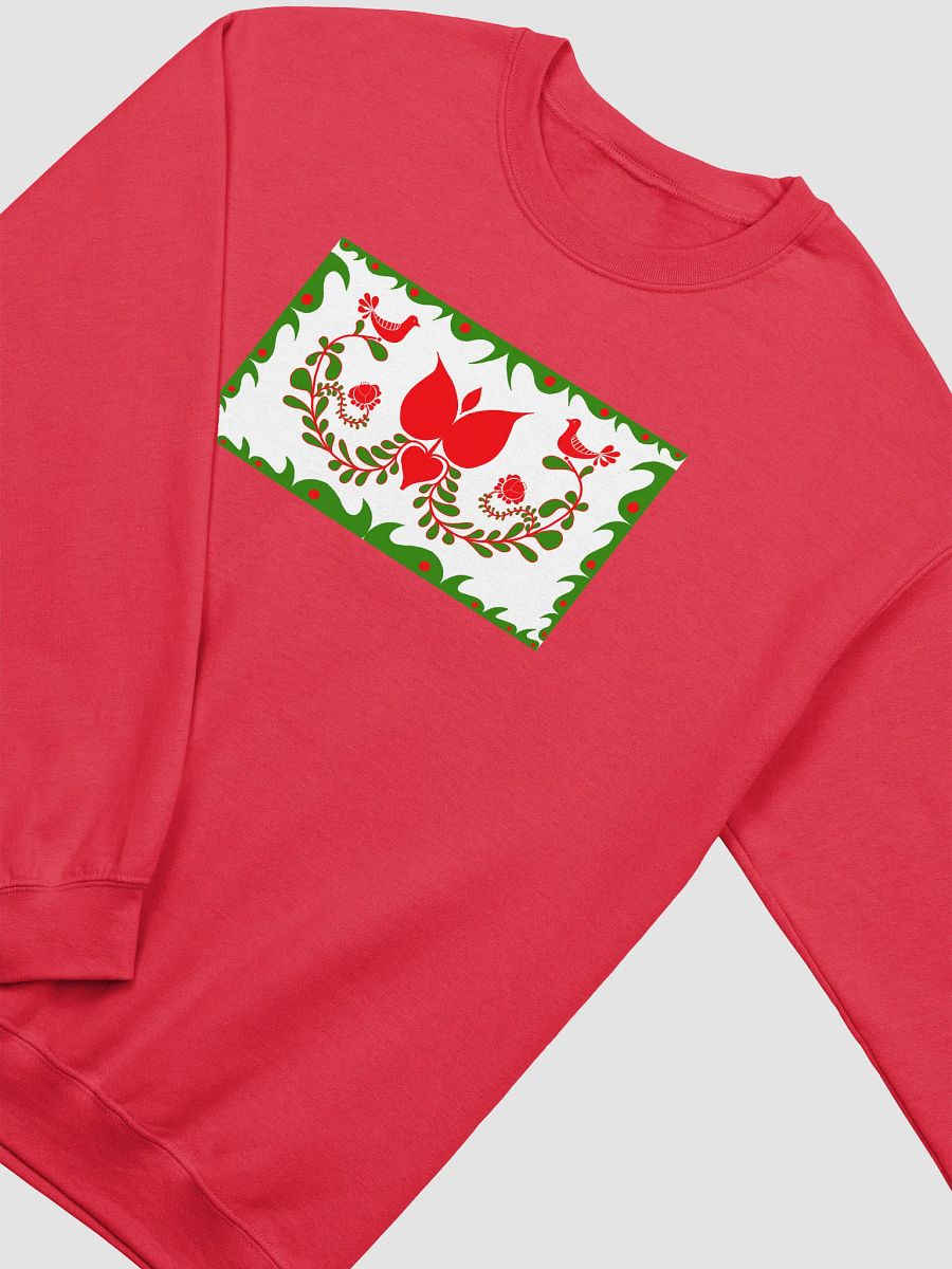 Hungarian Folk Art Floral Crewneck Sweatshirt product image (2)