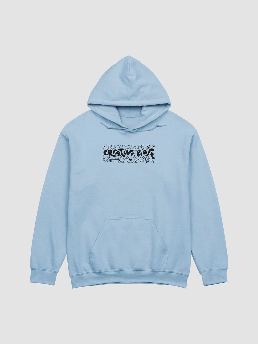 CREATIVE CHAOS HOODIE - Black txt product image (2)
