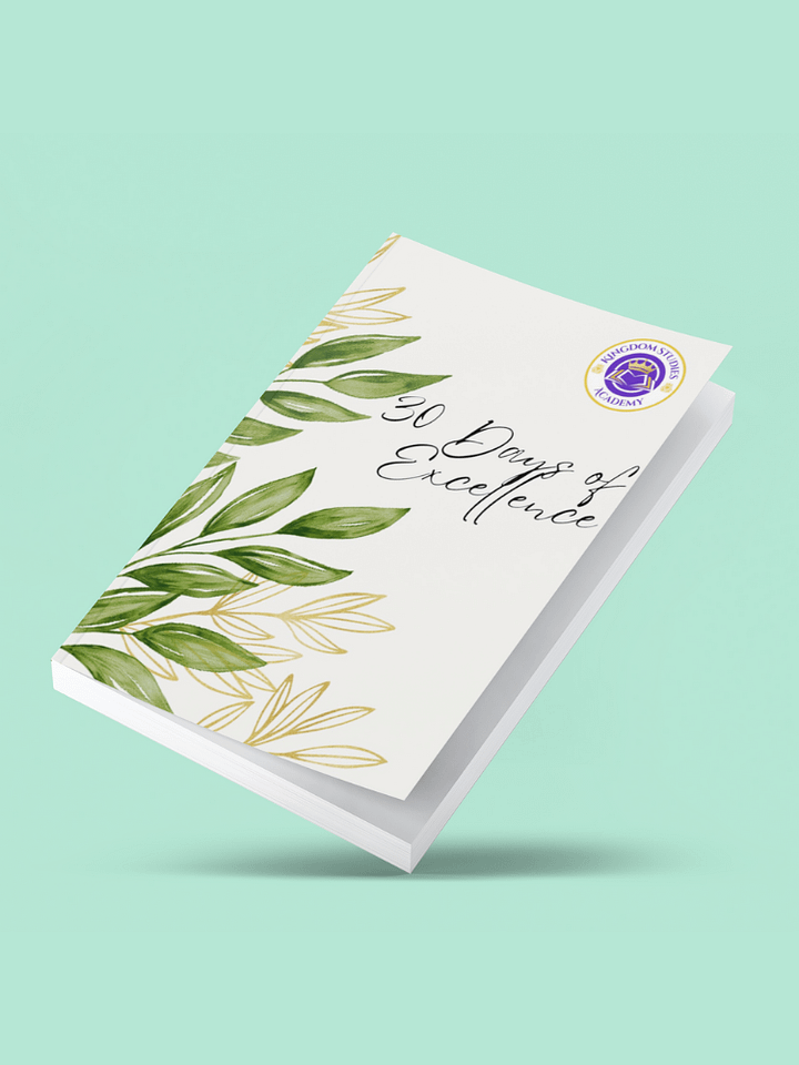 30 Days of Excellence Journal: Biblical Wisdom for Life Transformation product image (1)