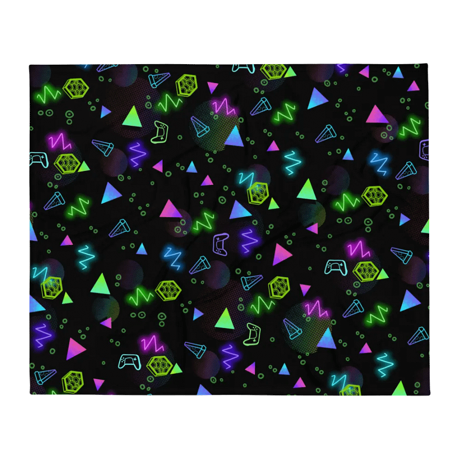 90s Arcade Vibes - Throw Blanket product image (1)