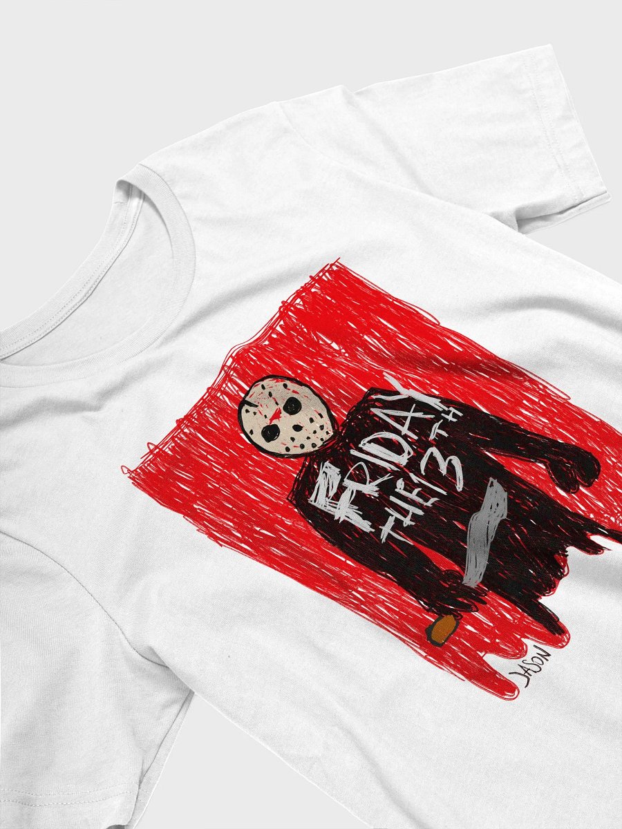 🔪 "JASON" CreepyKids Girl Horror Tee Art Print🔥 product image (3)