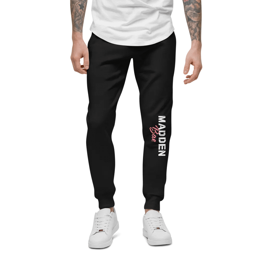 Madden Joggers (White and Pink Logo) product image (12)