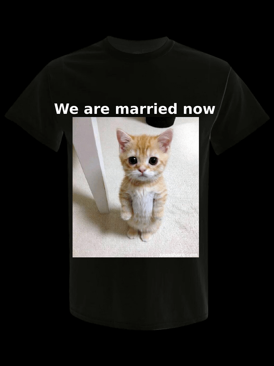 We Are Married Now - shirt product image (1)