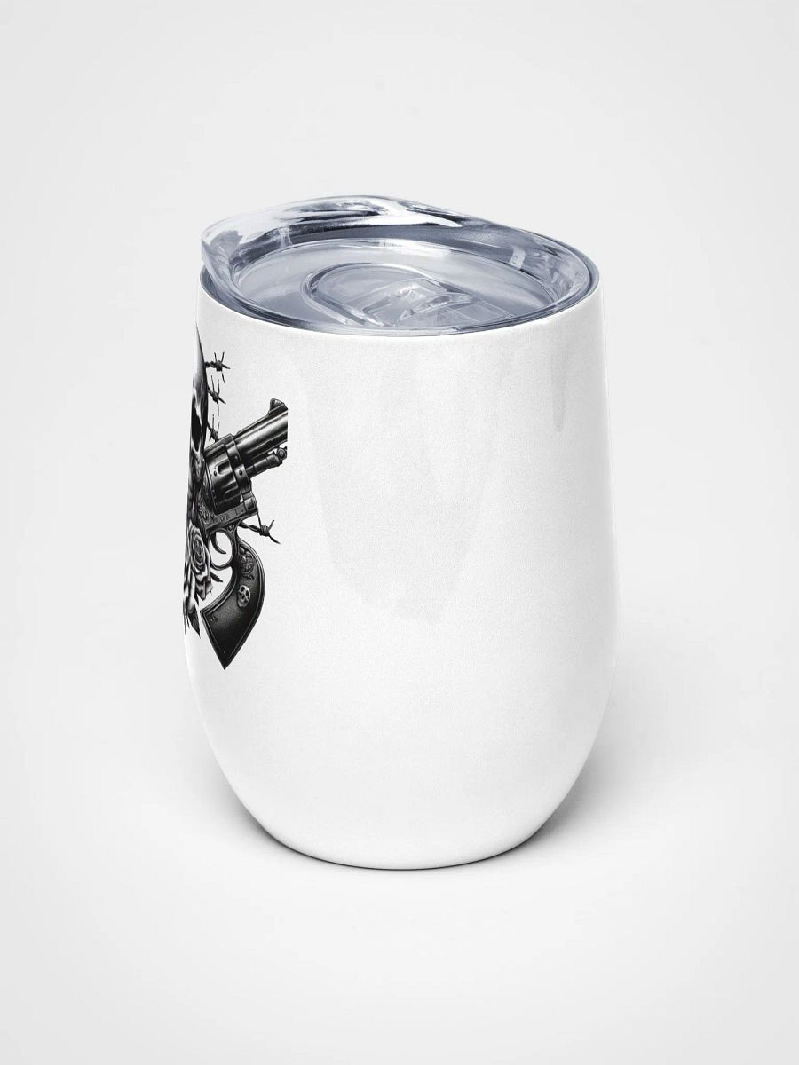 Gothic Revolver Rose Wine Tumbler product image (5)