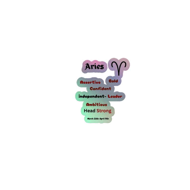 Aries Colorful Stickers product image (1)