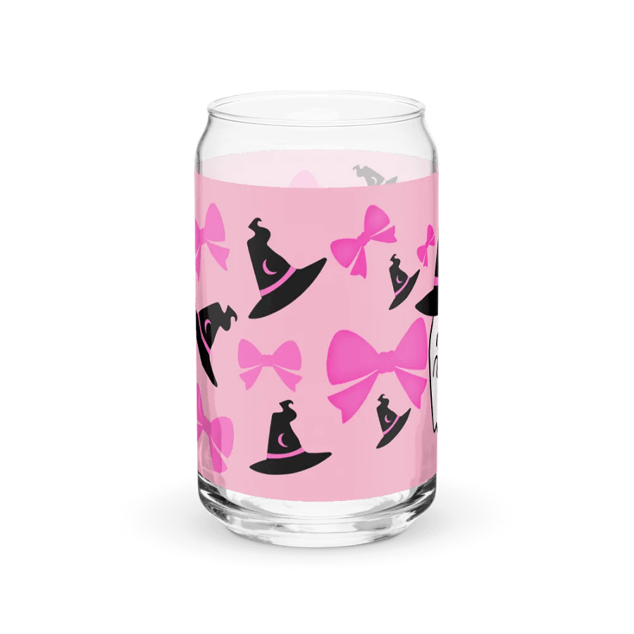 Coquette Spooky Pink Ghost Glass Tumbler product image (6)