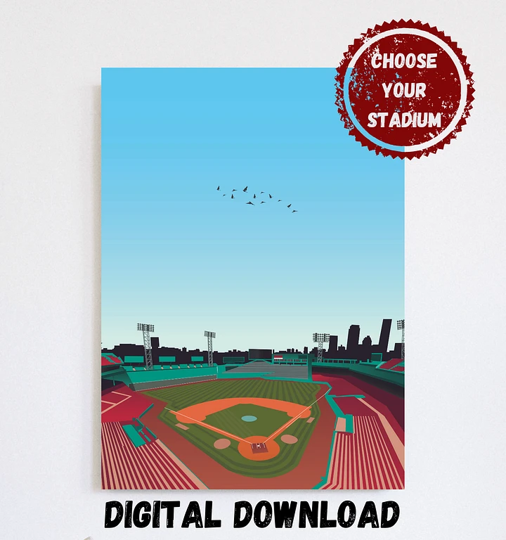 Fenway Park Design Digital Download product image (1)