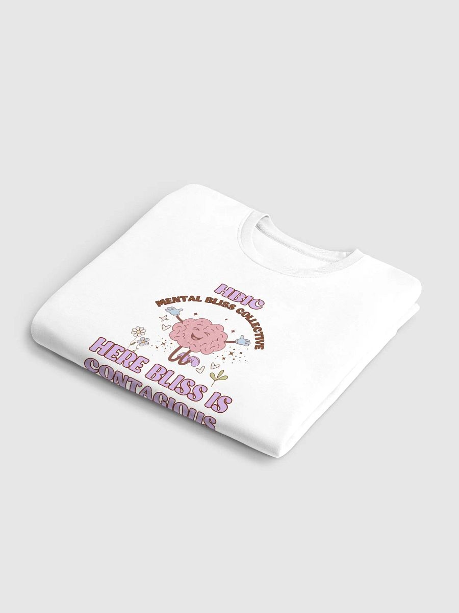 HBIC - Here Bliss Is Contagious Unisex Hoodie Organic Cotton Sweatshirt – Spread Happiness and Positivity product image (6)