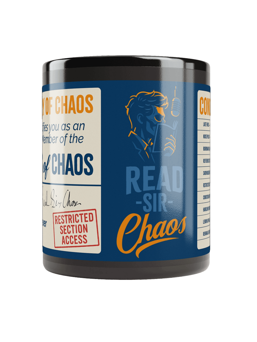Pages of Chaos Membership Mug (Black( product image (5)