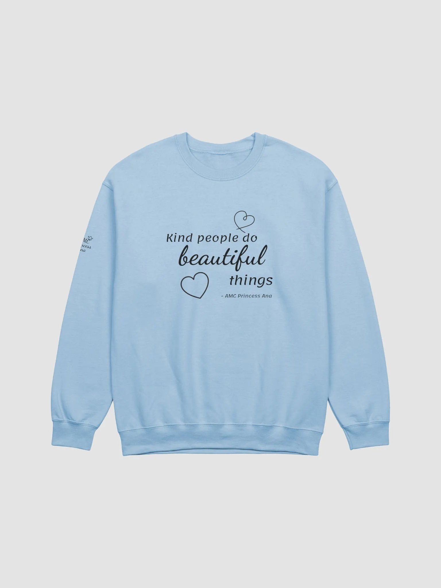 Kind people...SWEATSHIRT - Black text product image (1)