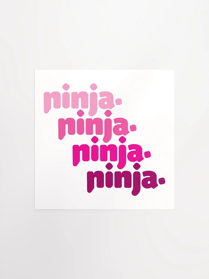 Pink Quad Ninja Poster product image (1)