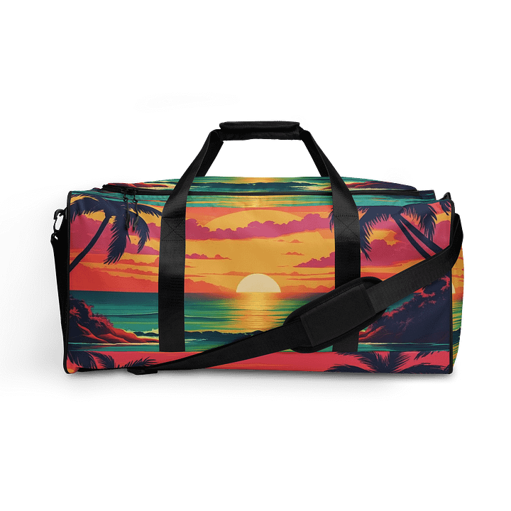 Tropical Sunset All-Over Duffle Bag product image (1)