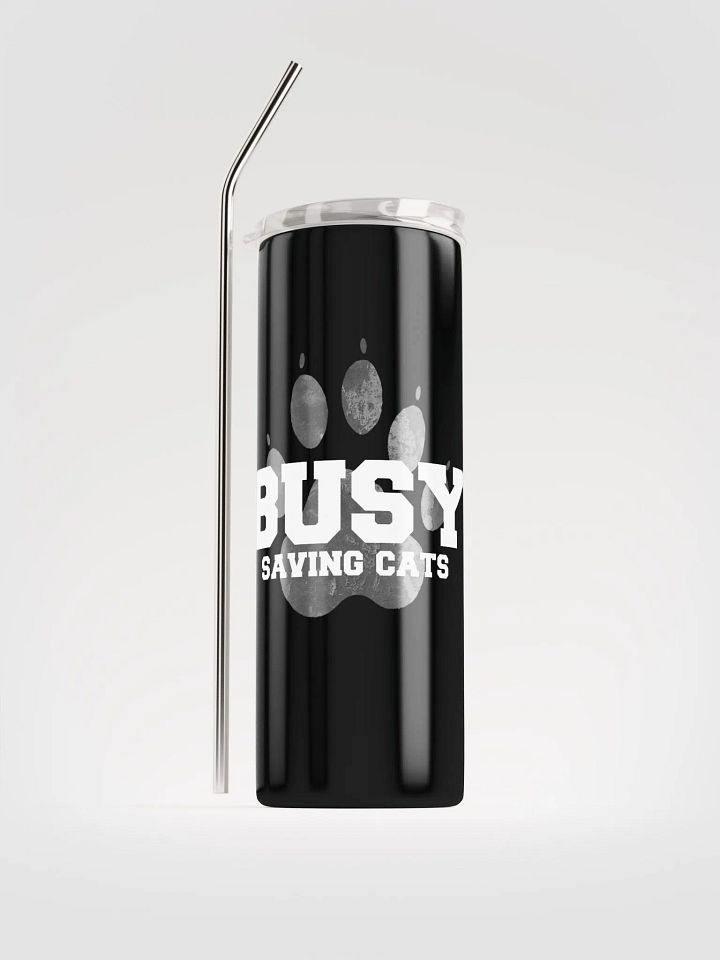 busy saving cats stainless steel cup product image (1)