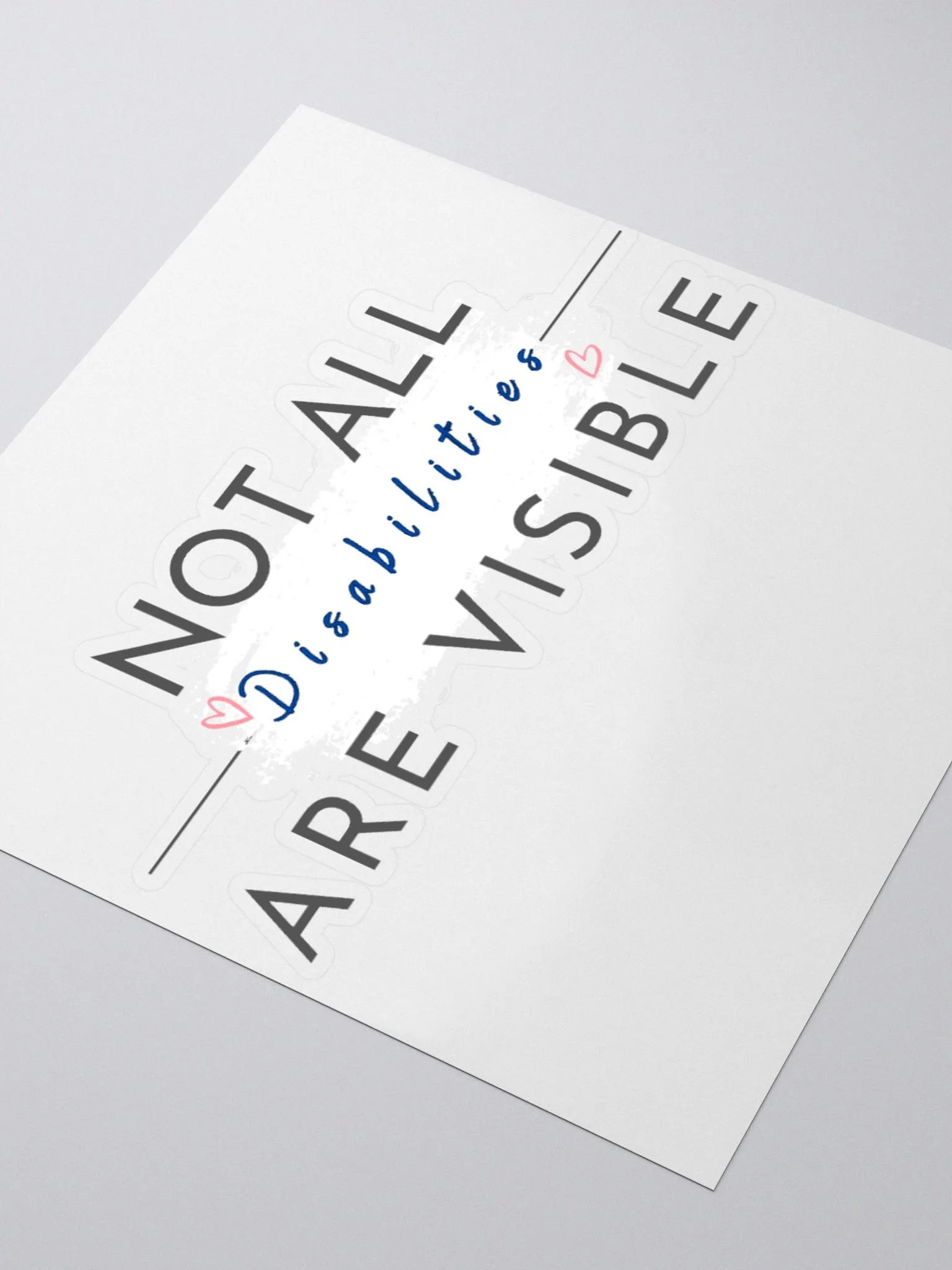 Not All Disabilities Stickers product image (3)