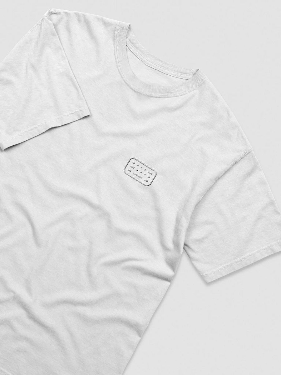 Keyboard T-Shirt Whiteout (Embroidered) product image (7)