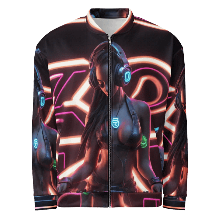 Neon Mixing All-Over Bomber Jacket product image (1)