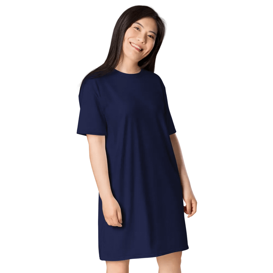 Midnight Vibes Atleisure T-Shirt Dress product image (9)