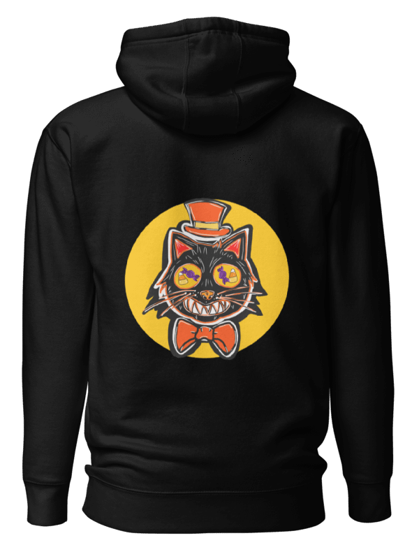Black cat Halloween Kitty Hoodie product image (1)