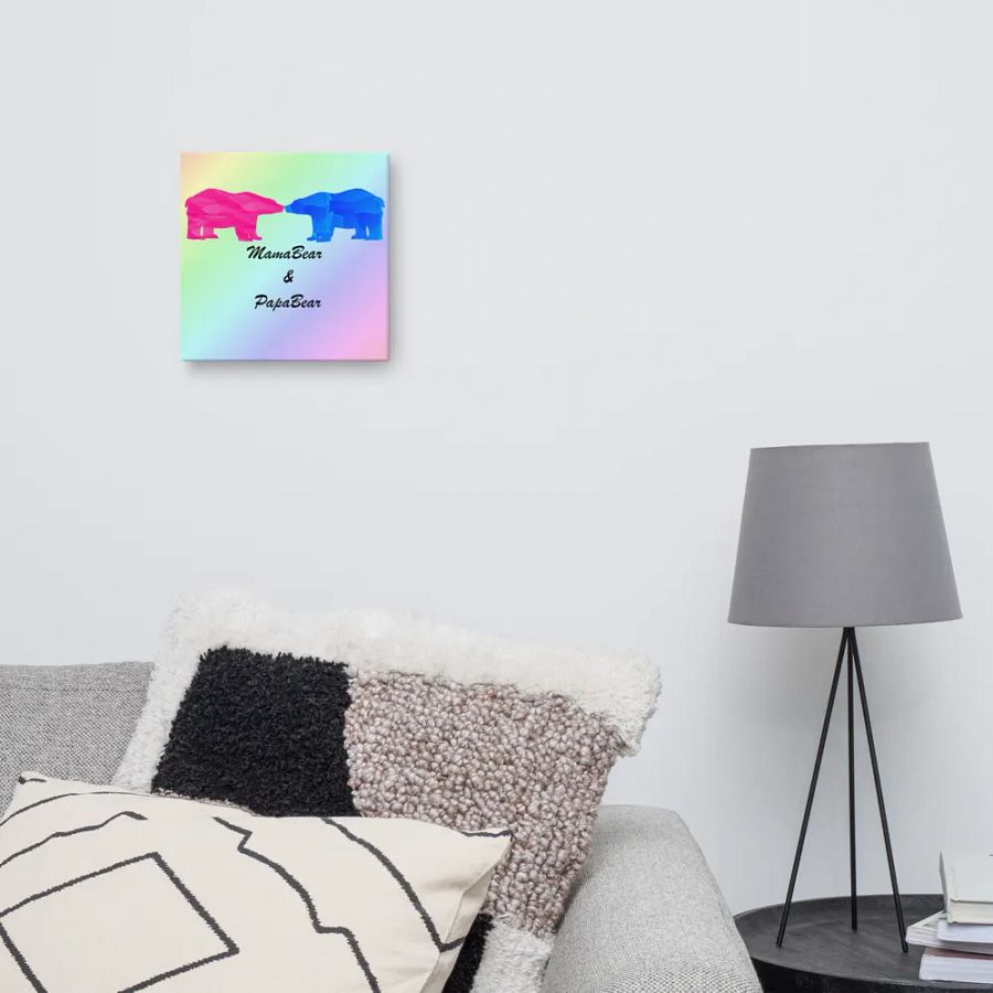 Mama & Papa Bear Canvas product image (13)