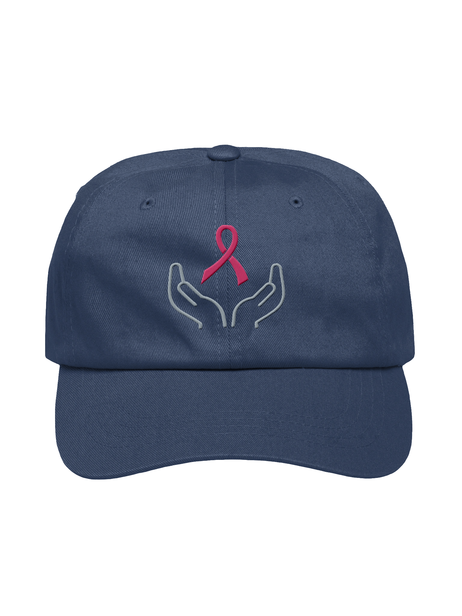 Pink Ribbon Awareness Dad Hat - Embroidered product image (1)