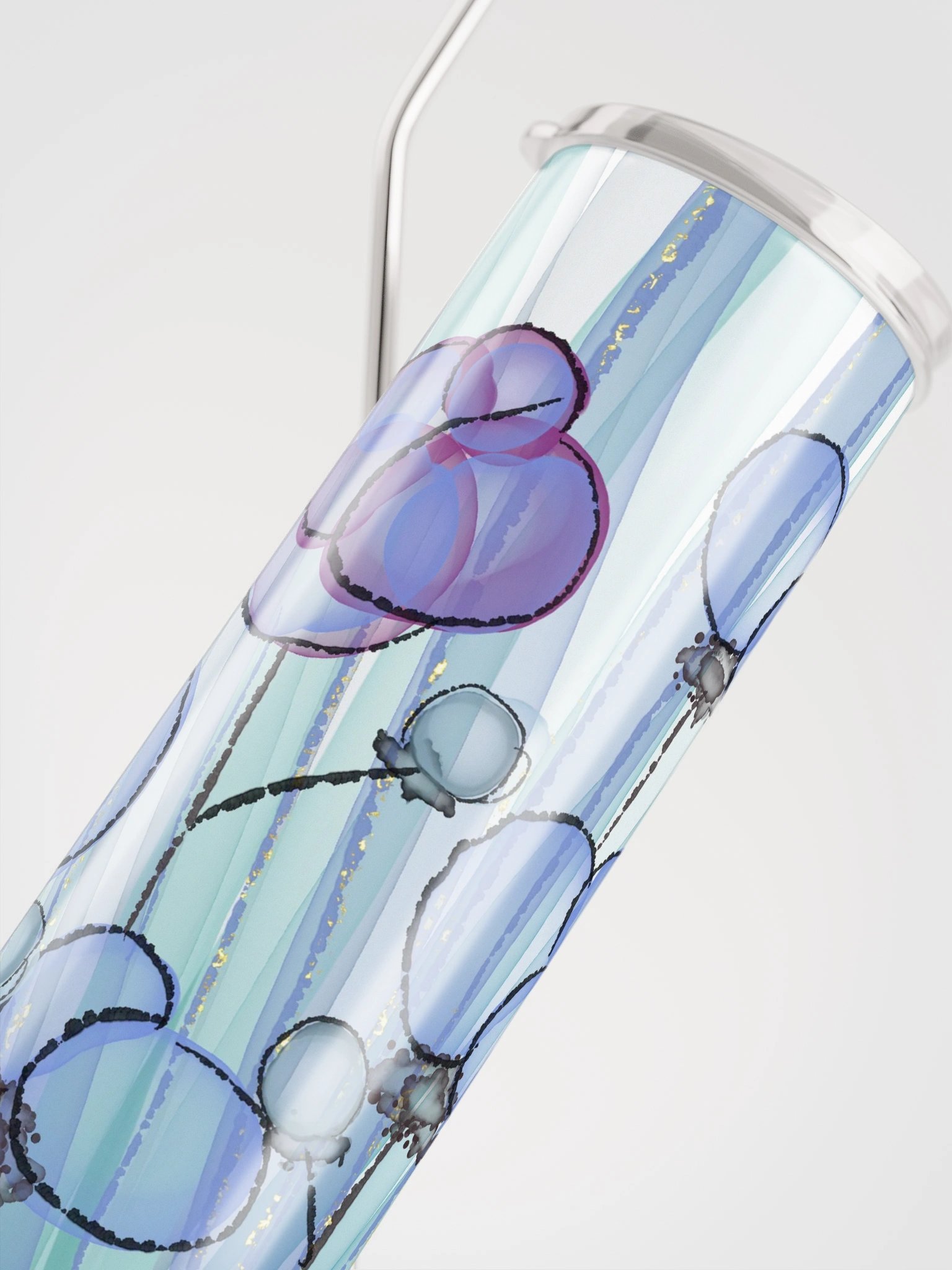 Dreamy Cotton Petals Stainless Steel Tumbler product image (8)