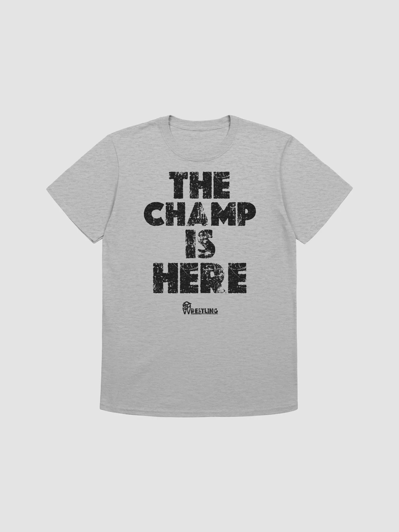 QSHW THE CHAMP IS HERE (BLACK DESIGN) T-SHIRT product image (1)