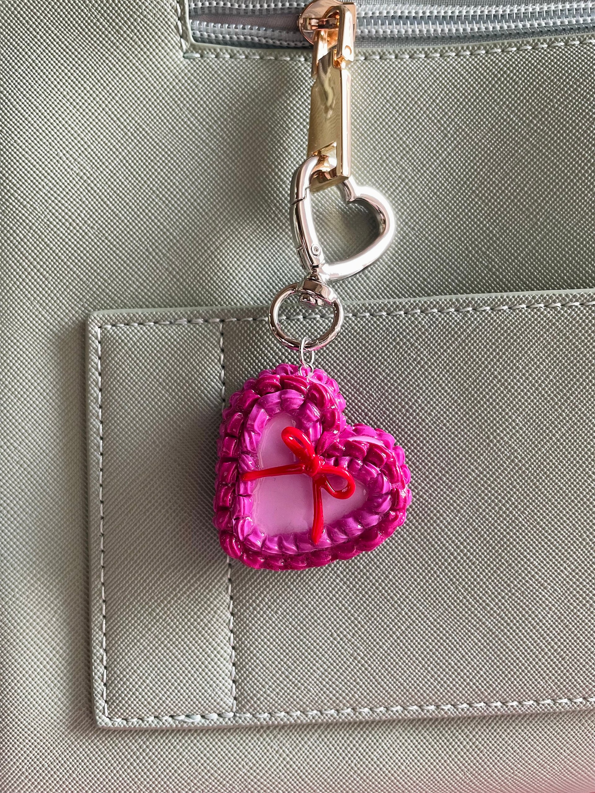 Darling Delight - Coquette Heart Cake Keychain product image (3)