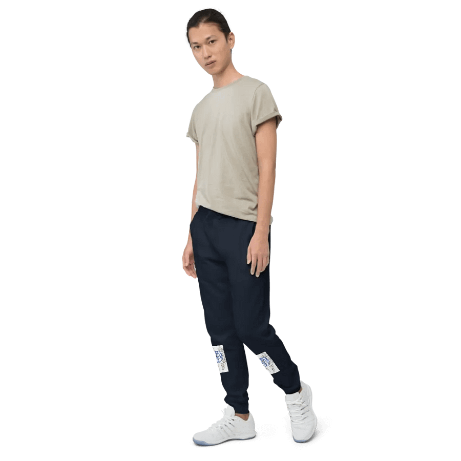 Winged Rose Unisex Fleece Joggers product image (10)