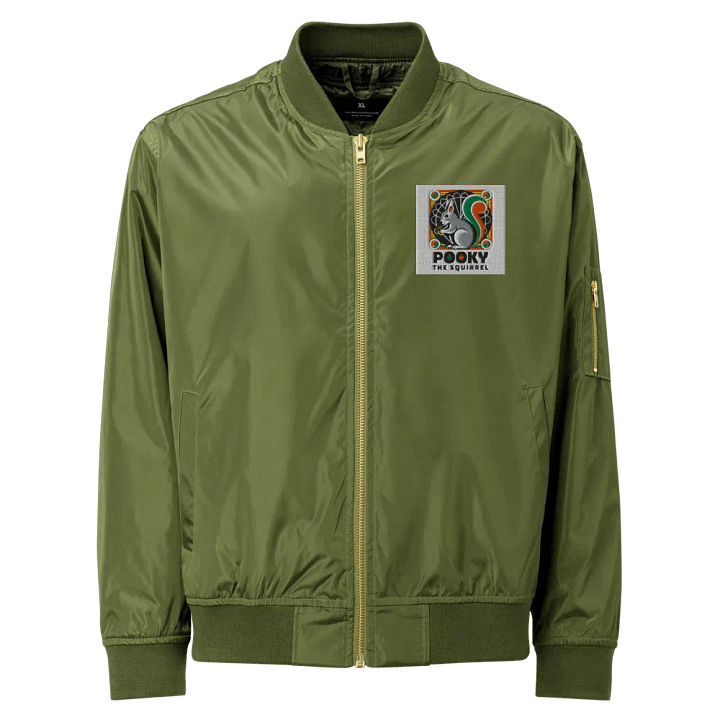 embroidered Pooky's Acorn Adventure Bomber Jacket product image (1)
