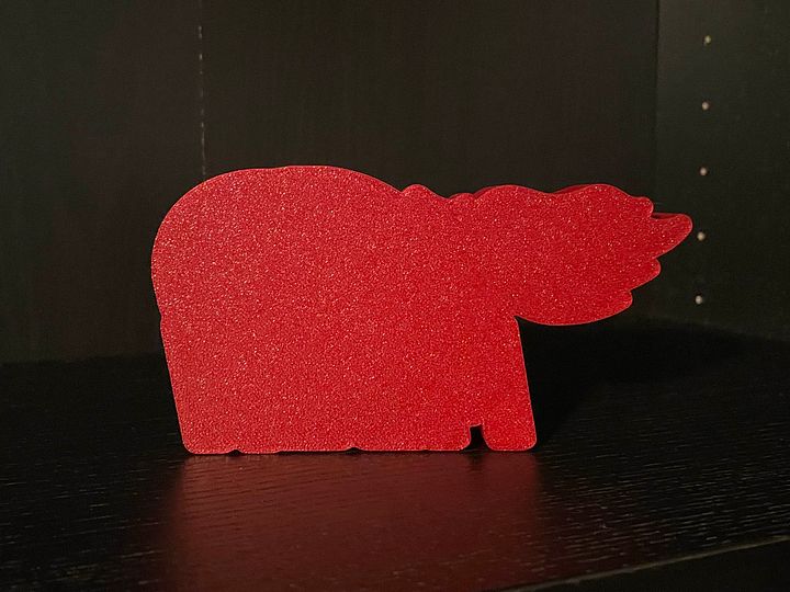 MSLA Racing Logo Lightbox - Christmas Red, Small product image (2)
