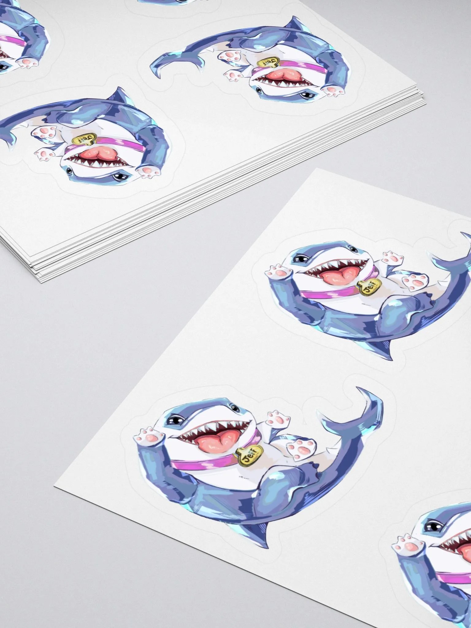 Jeff the Land Shark Sticker Sheet product image (4)