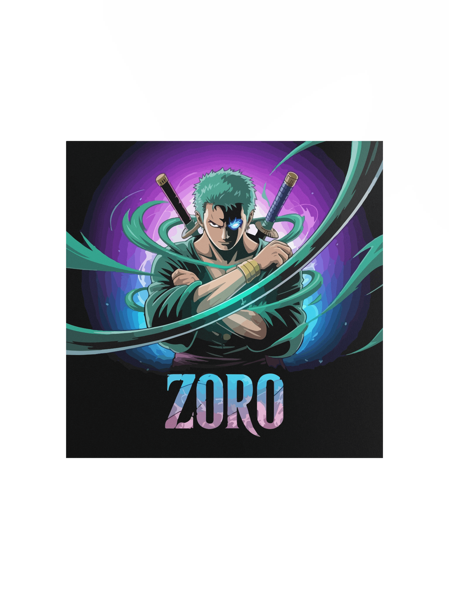Intense Roronoa Zoro Anime Poster product image (1)