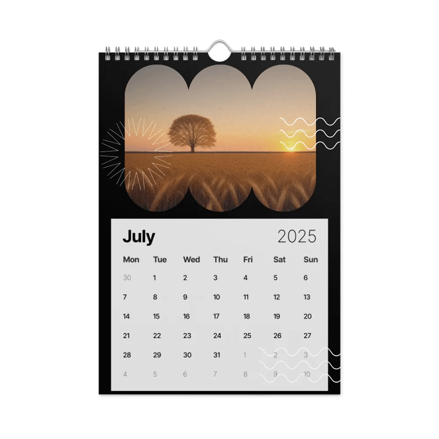 SEASONAL NATURE WALL CALENDAR 2025 product image (7)