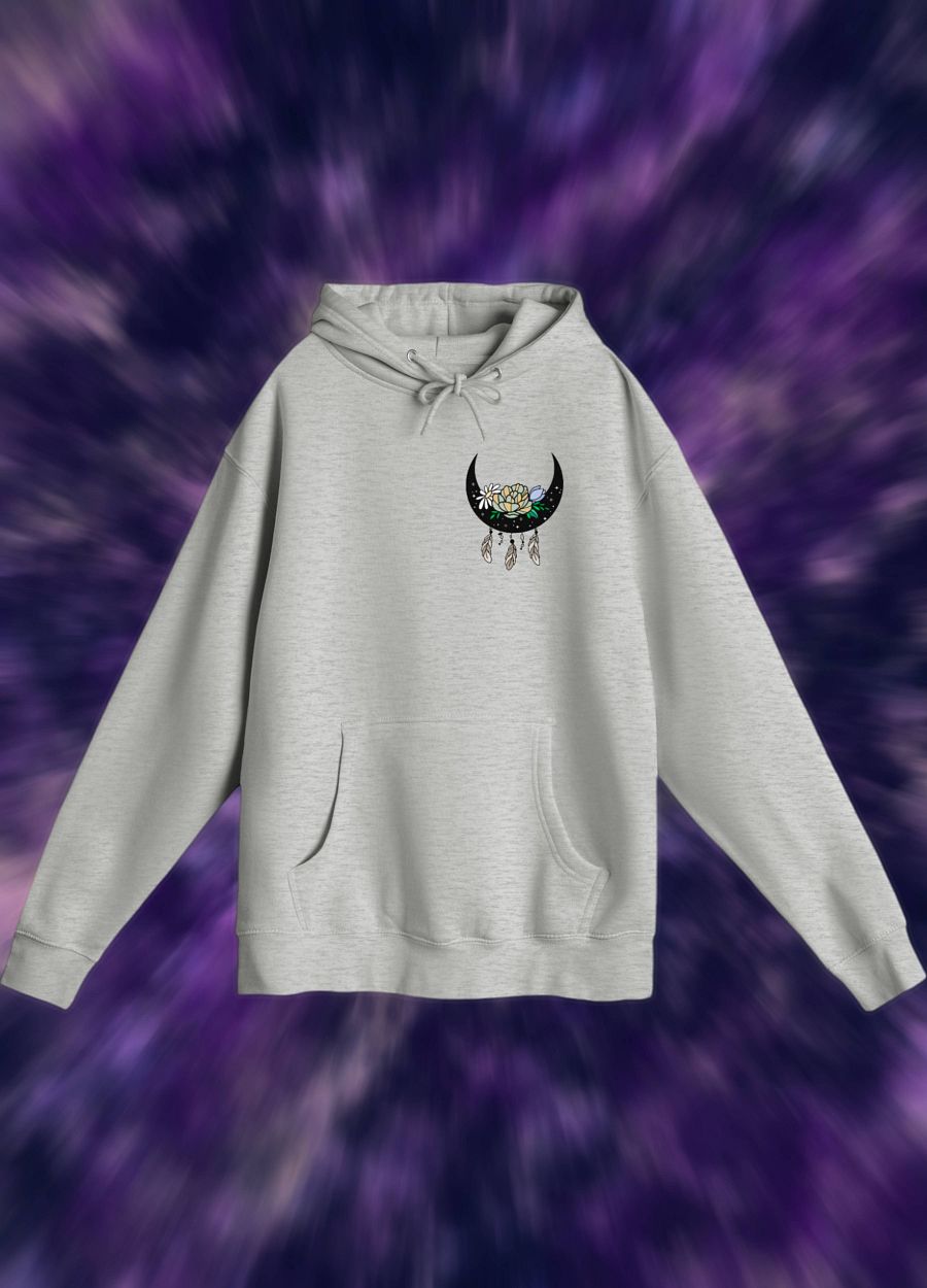 Floral Feathers Unisex Hoodie product image (1)