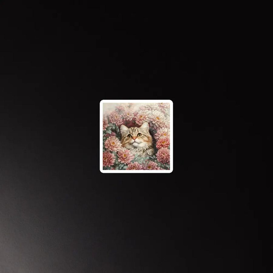 Chrysanthemum Cat Magnets product image (5)