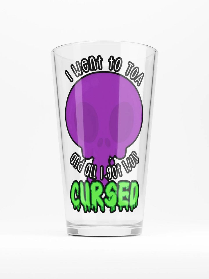 All I Got Was Cursed - Demon Hunter - Pint Glass product image (1)